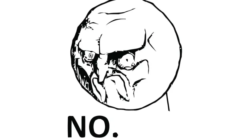 Hình ảnh angry face meme từ nhân vật anime