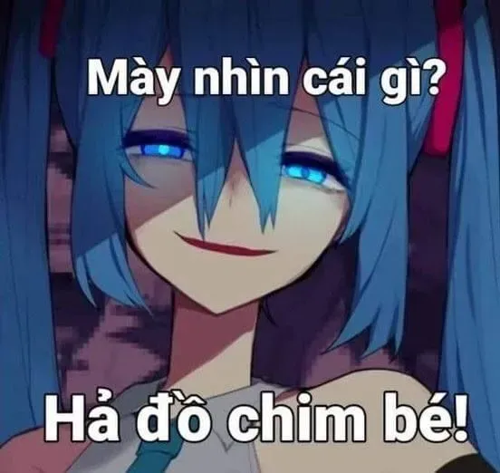Meme anime face độc đáo và ấn tượng trong từng khung hình