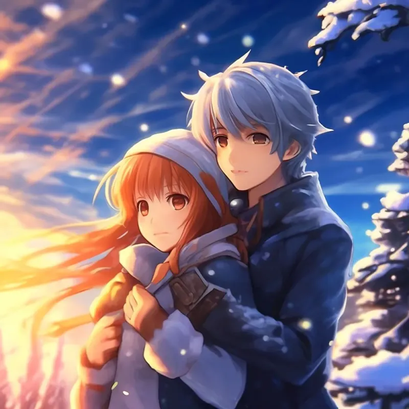 Avatar anime đôi dễ thương cho cặp đôi