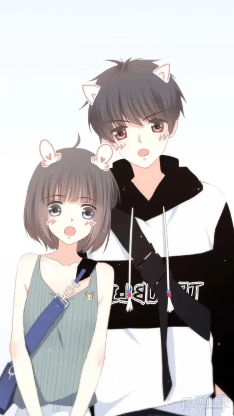 Hình avatar anime đôi đẹp lãng mạn