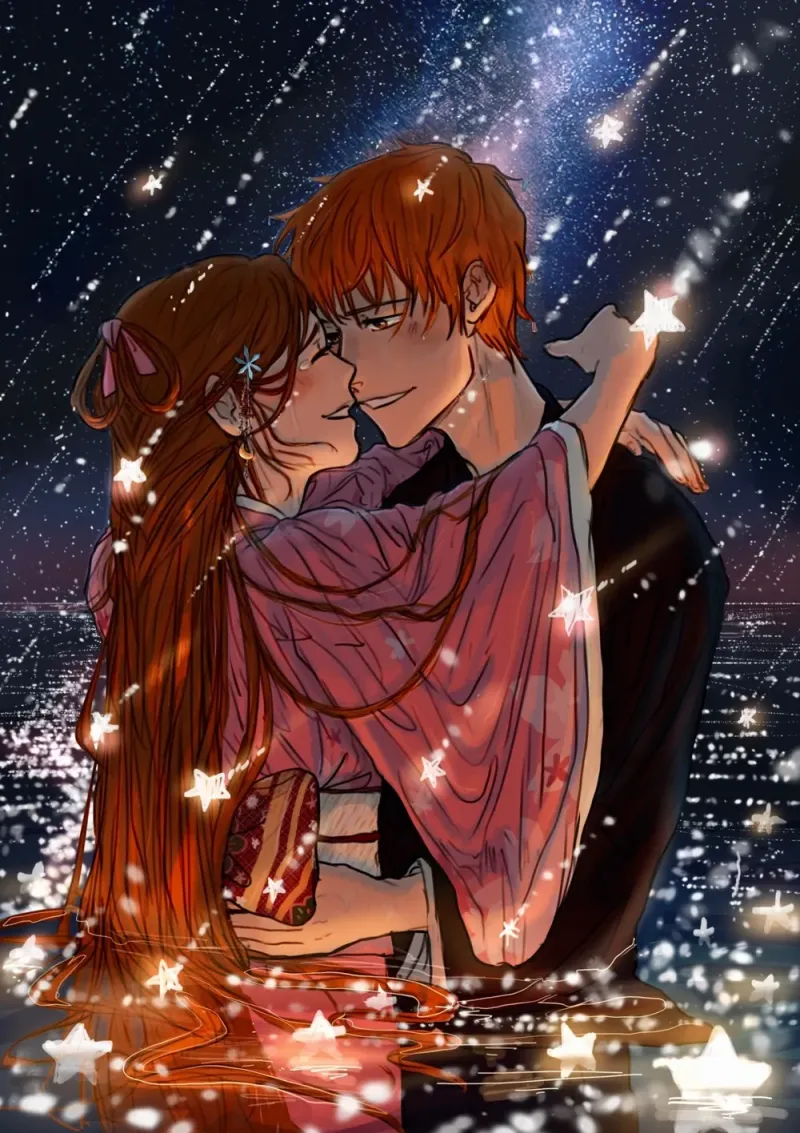 Avatar anime đôi phong cách ngầu chất