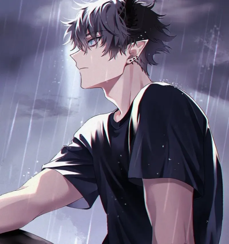 Avatar anime nam lạnh lùng đầy khí chất mạnh mẽ