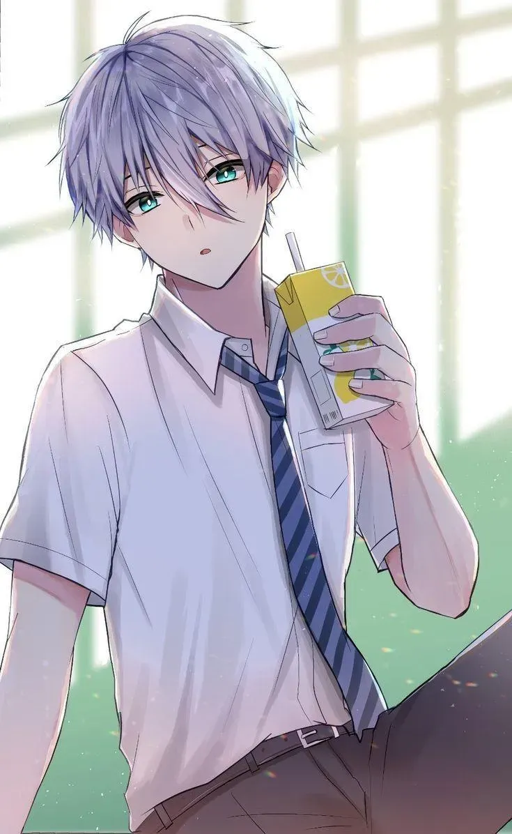 Avatar anime nam lạnh lùng với thần thái vô cảm, bí ẩn