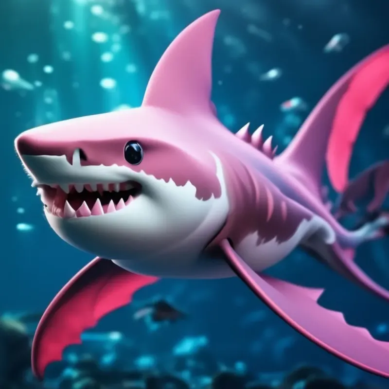 Avatar cá mập cute dễ thương cho mạng xã hội