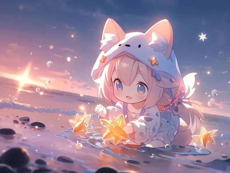 Hình ảnh avatar chibi ngộ nghĩnh, dễ thương