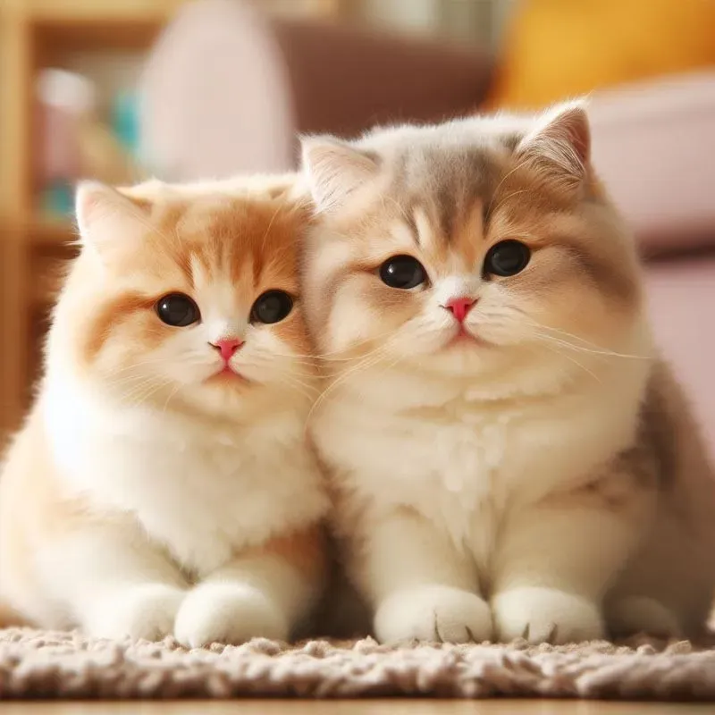 Hình ảnh avatar đôi mèo đẹp