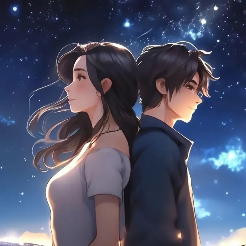 Avatar đôi nam nữ dễ thương, phù hợp cho trang cá nhân