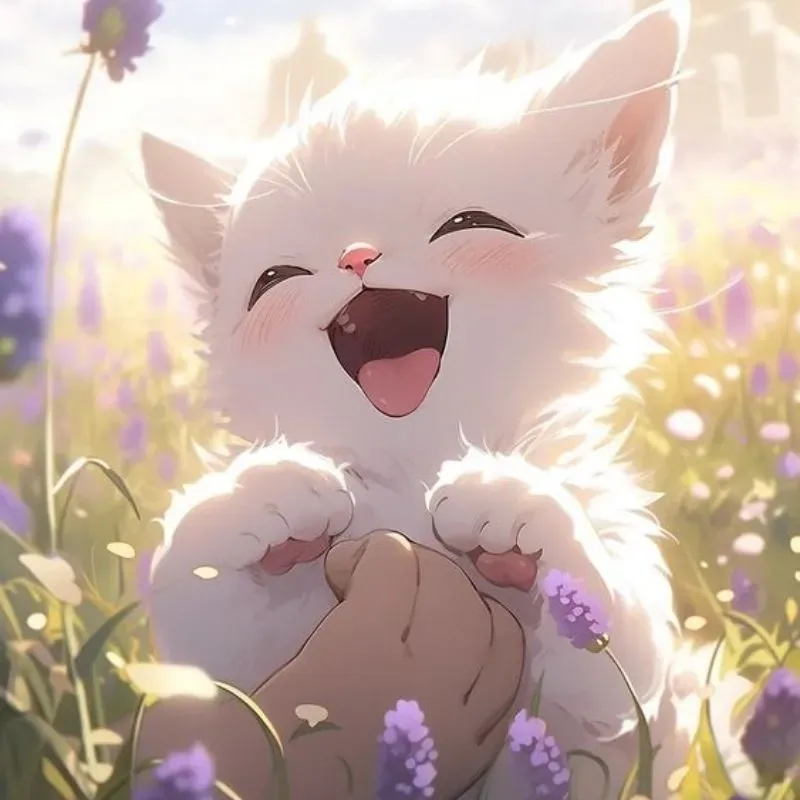 Mèo ngầu anime đẹp mắt cho profile ấn tượng