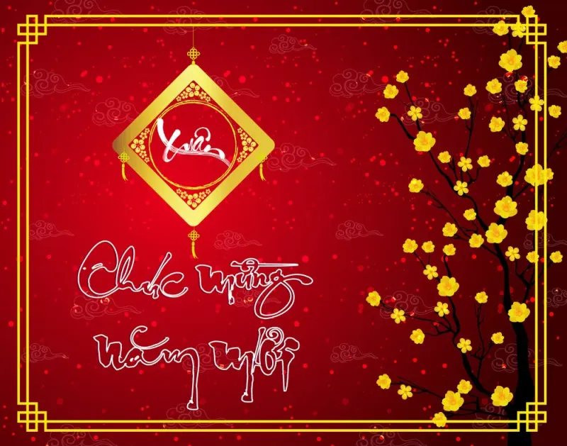 Avatar năm mới rực rỡ, đón chào xuân sang