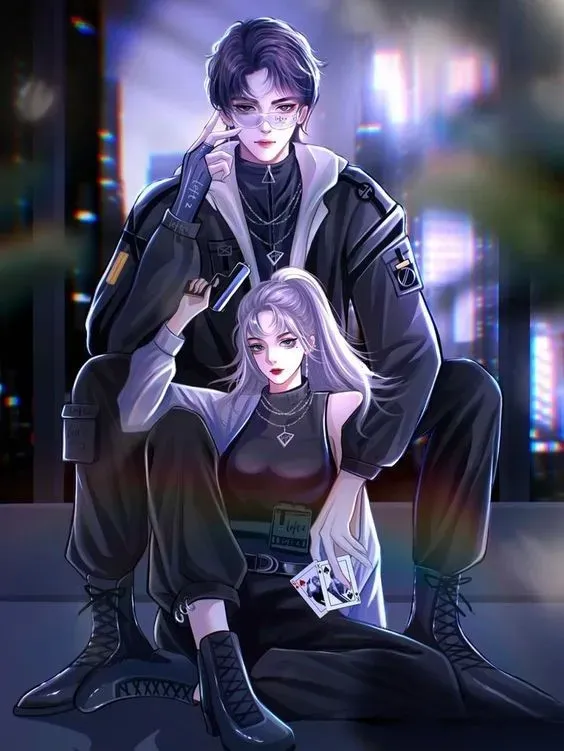 Cặp đôi với avatar ngầu, phong cách cá tính độc đáo.