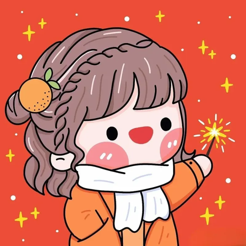 Avatar tết cute dễ thương