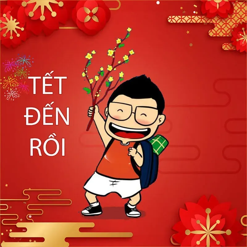 Hình ảnh avatar Tết Nam rực rỡ cho mùa xuân thêm tươi mới