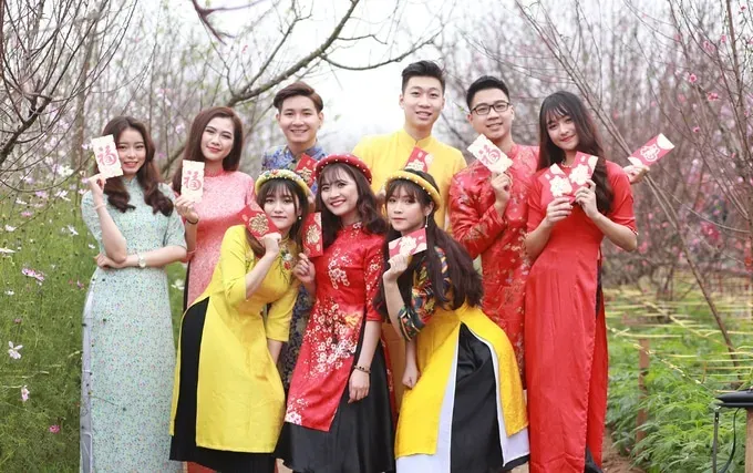 Avatar Tết nhóm đẹp, thể hiện tinh thần đoàn kết