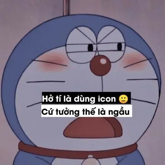 Doraemon meme face hài hước độc đáo