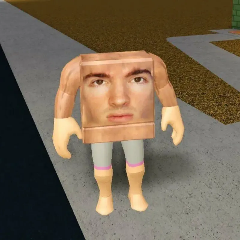 Khuôn mặt meme hài hước trong Roblox gây sốt