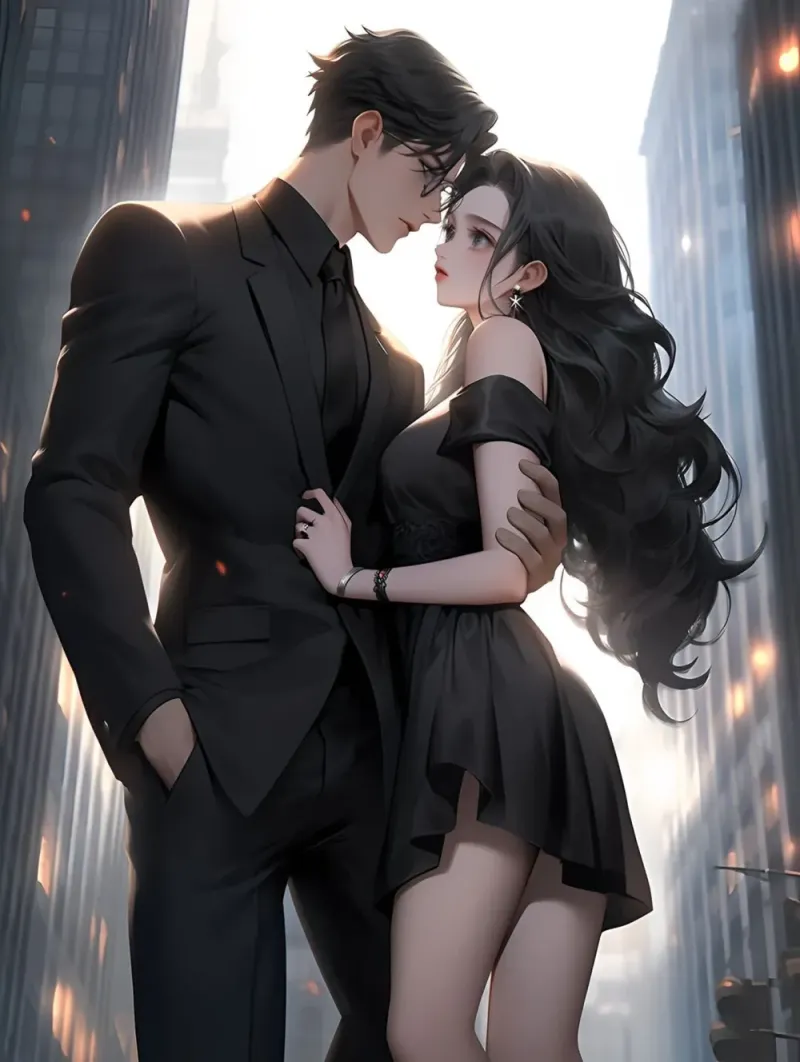 Hình ảnh đôi tình nhân anime ngọt ngào