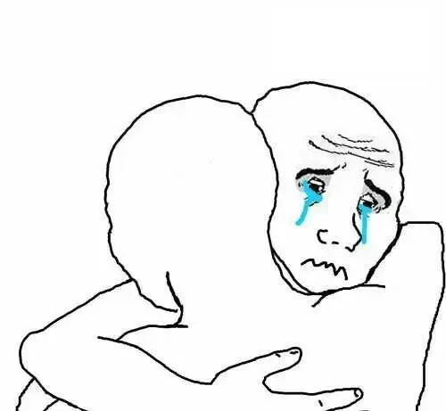 Meme face sad với nét mặt u sầu