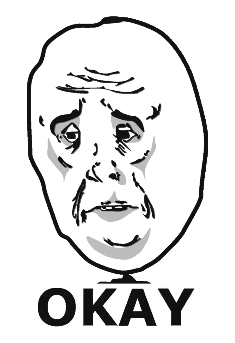 Biểu cảm buồn trong sad meme face