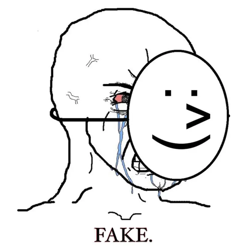 Sad meme face nỗi buồn hài hước