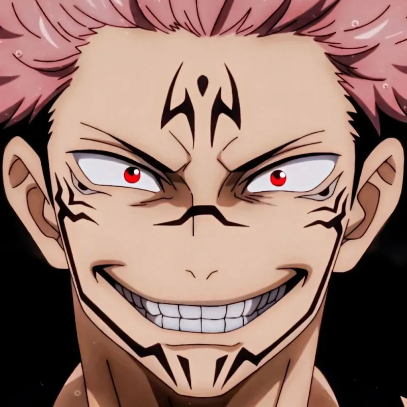 Sukuna meme face biểu cảm hài hước độc đáo