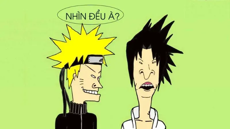 Meme troll face với biểu cảm ngớ ngẩn