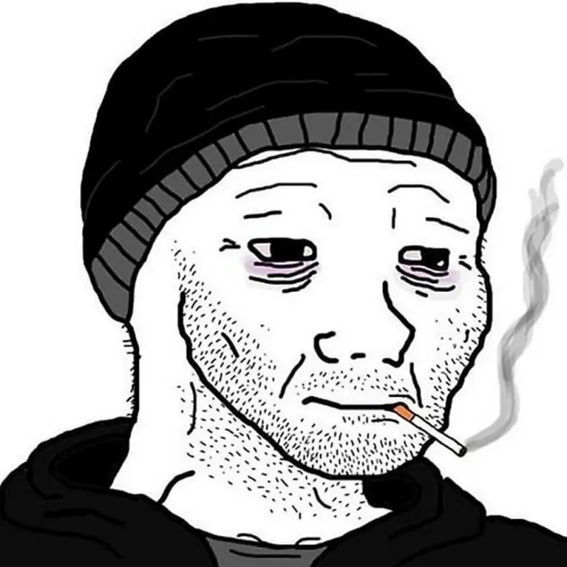 Wojak sad boy meme face là biểu tượng của nỗi buồn